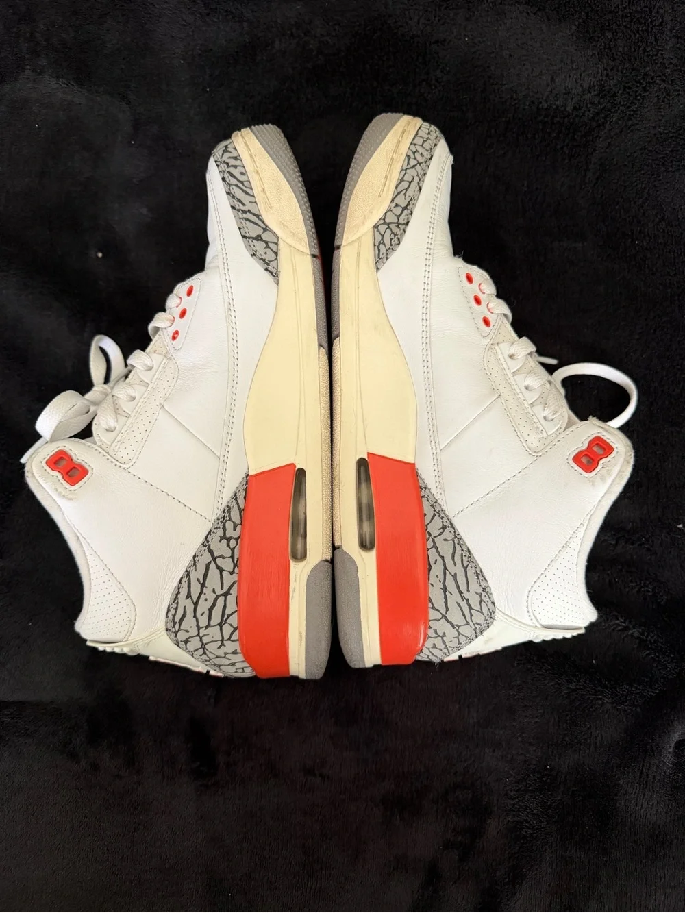 Air Jordan 3 Retro Georgia Peach Cosmic Clay White Cement W11 / M9.5